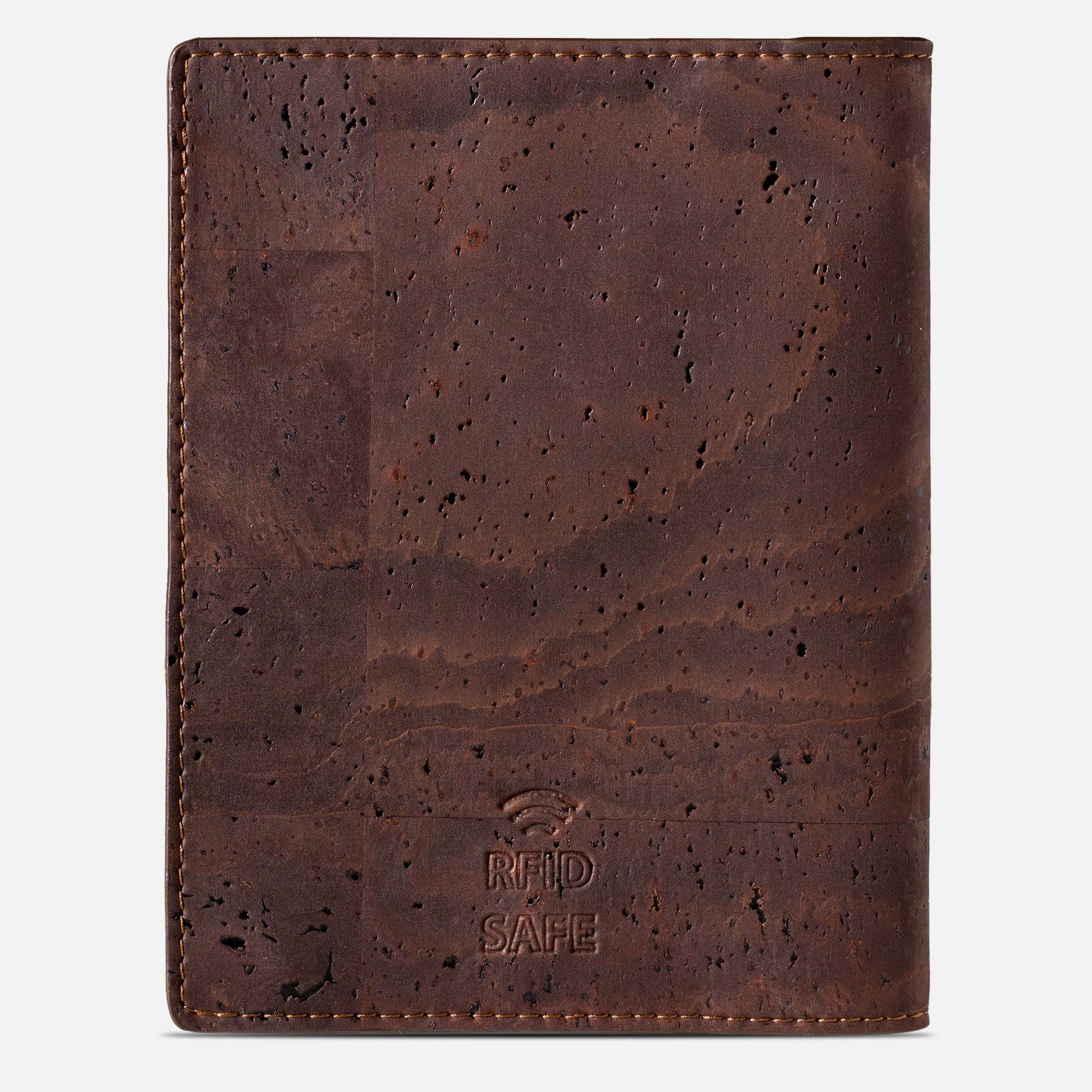 Passport Wallet RFID Protection Cork brown