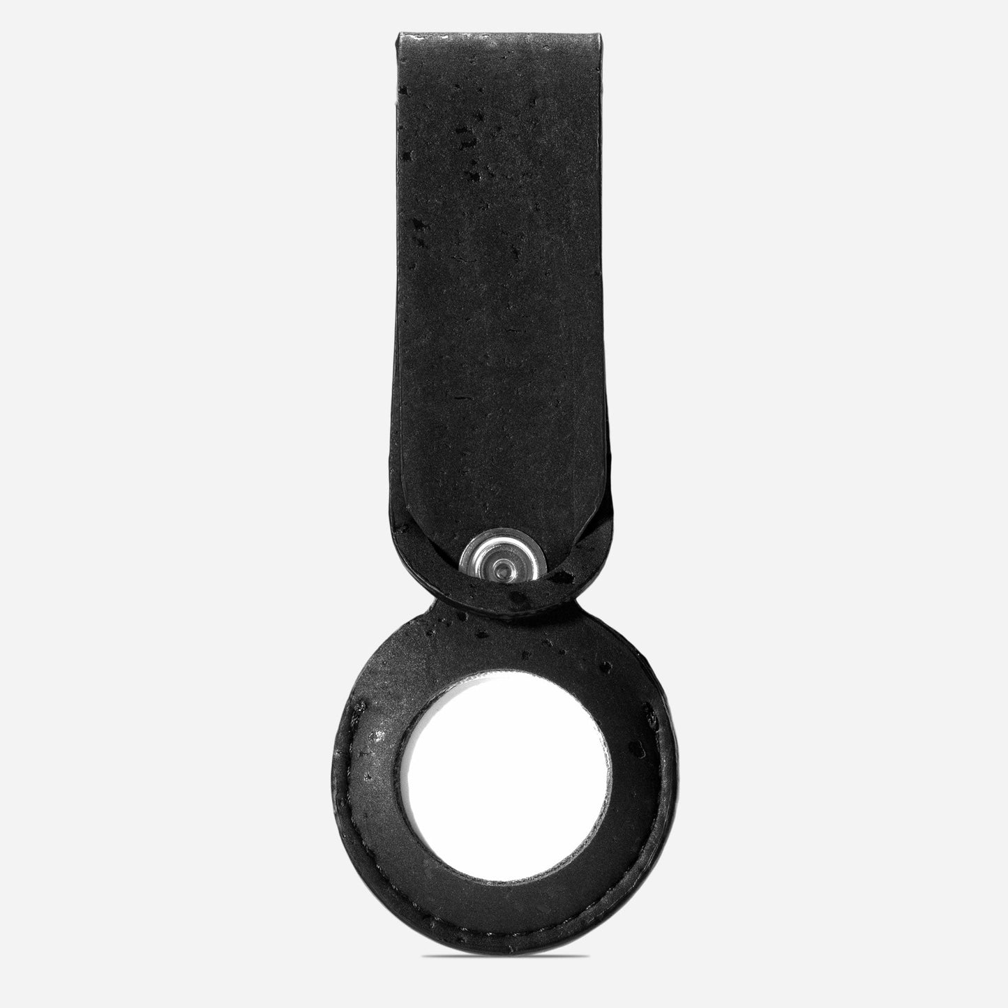 keychains airtag apple cork black