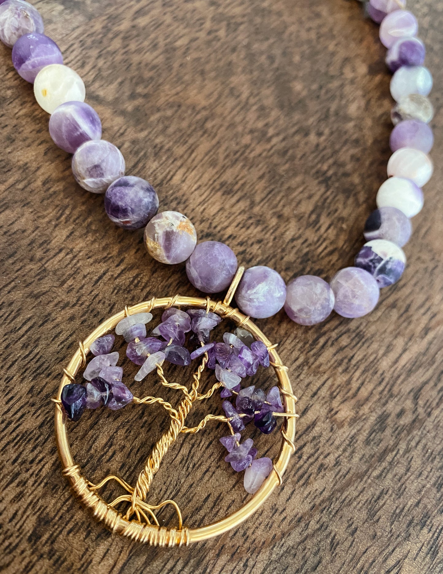 ARBORE- AMETHYST short necklace