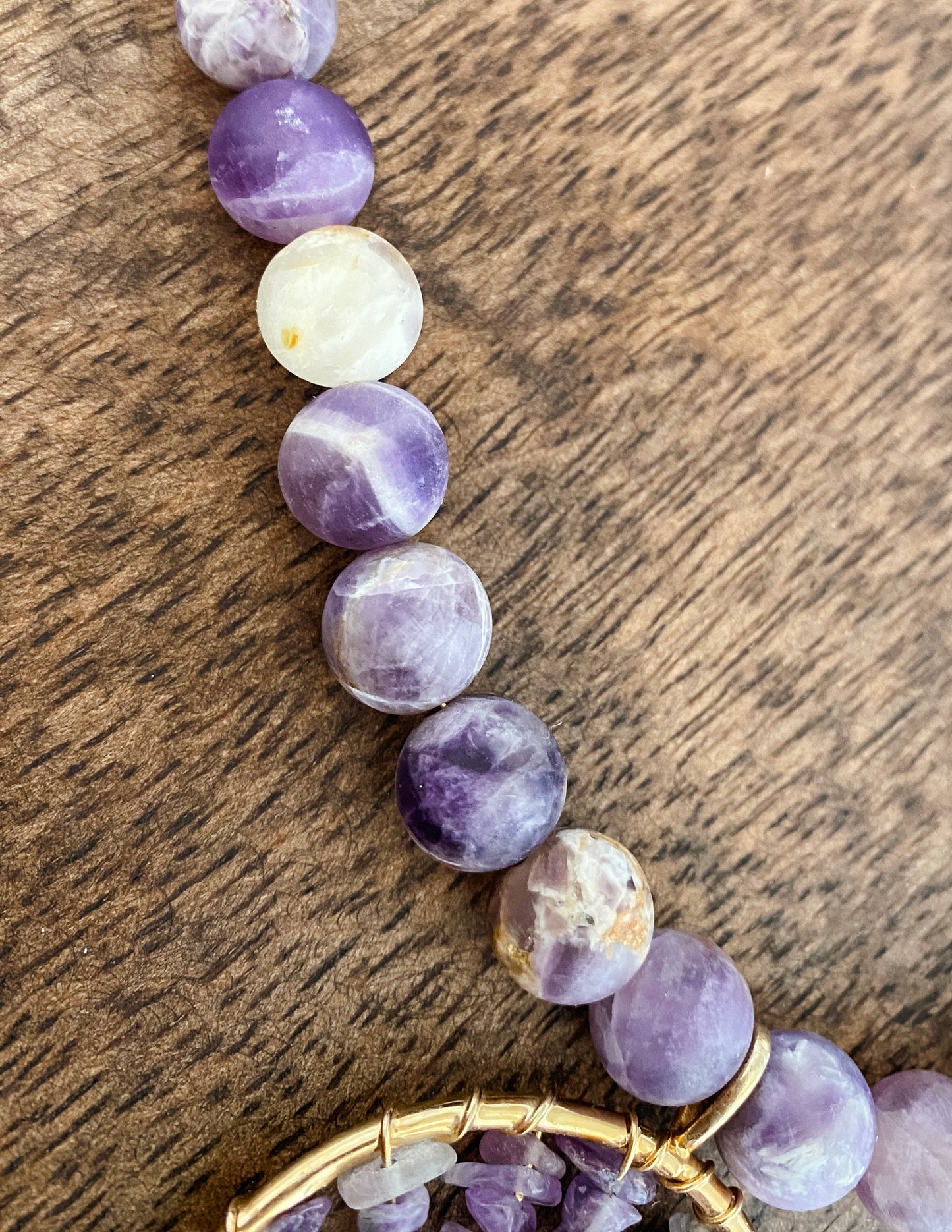 ARBORE- AMETHYST short necklace