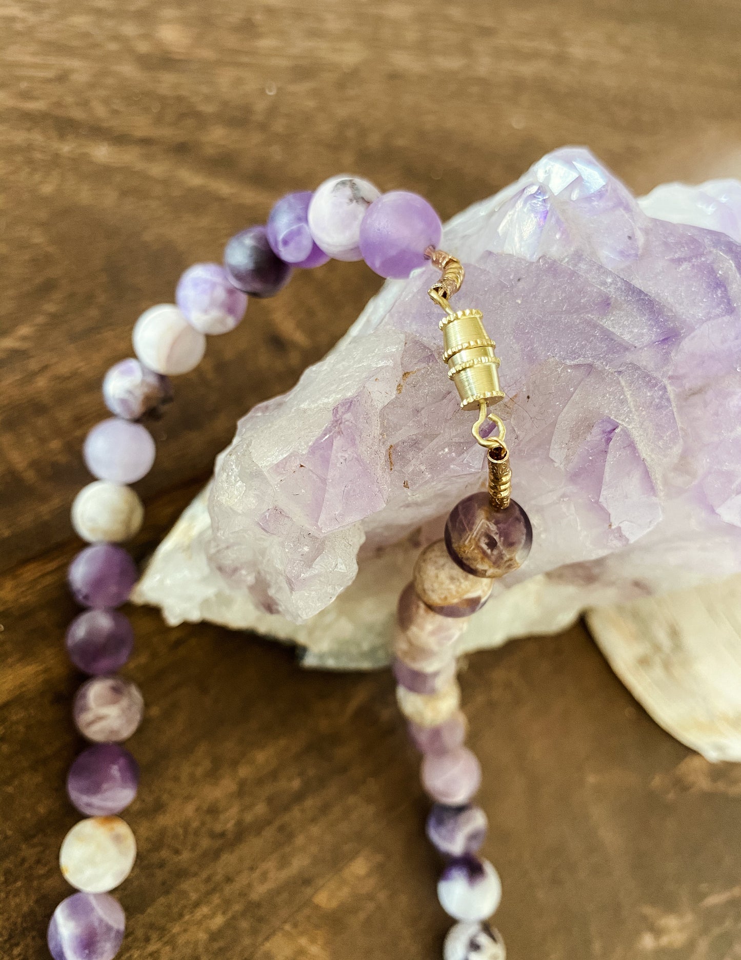ARBORE- AMETHYST short necklace
