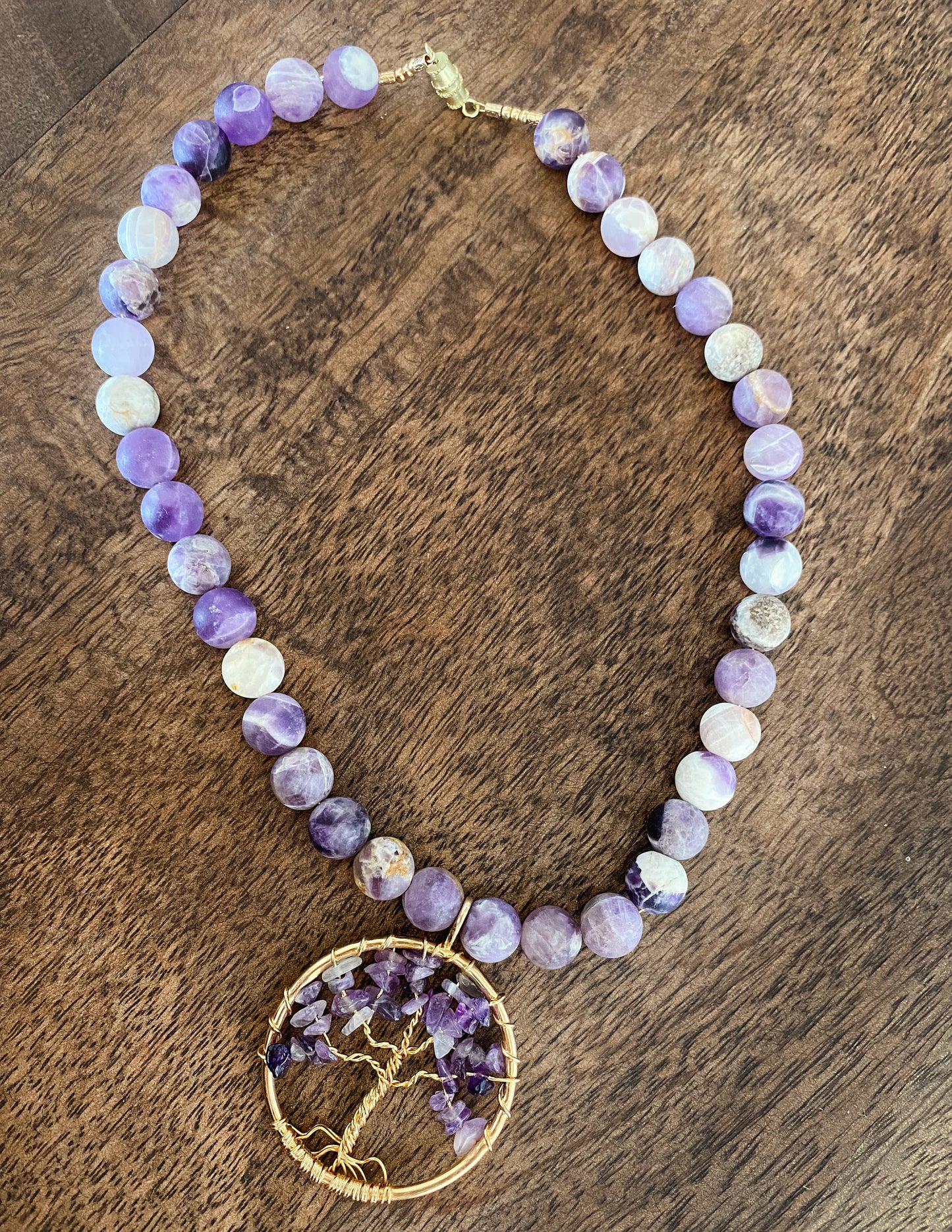 ARBORE- AMETHYST short necklace