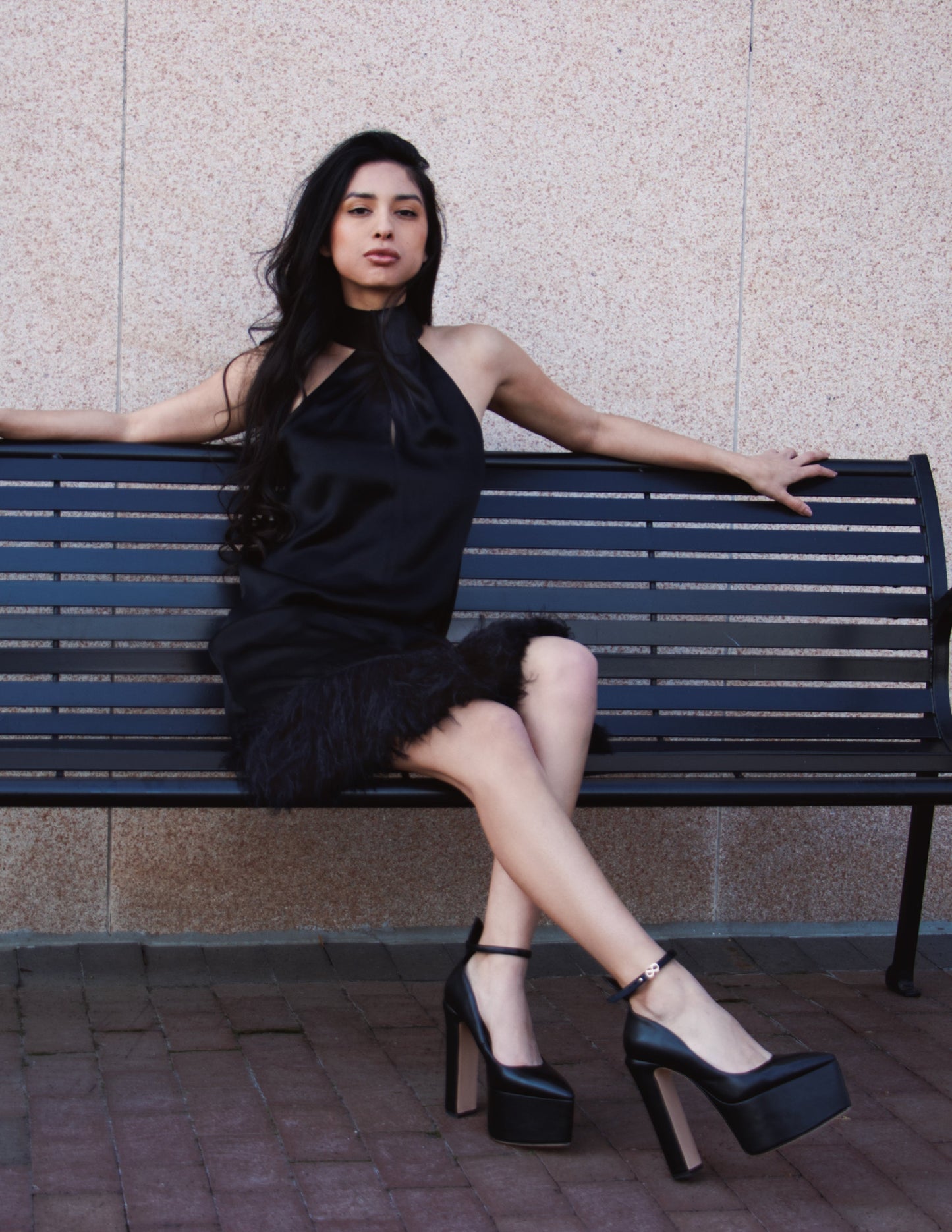 Black High Heels vegan shoes