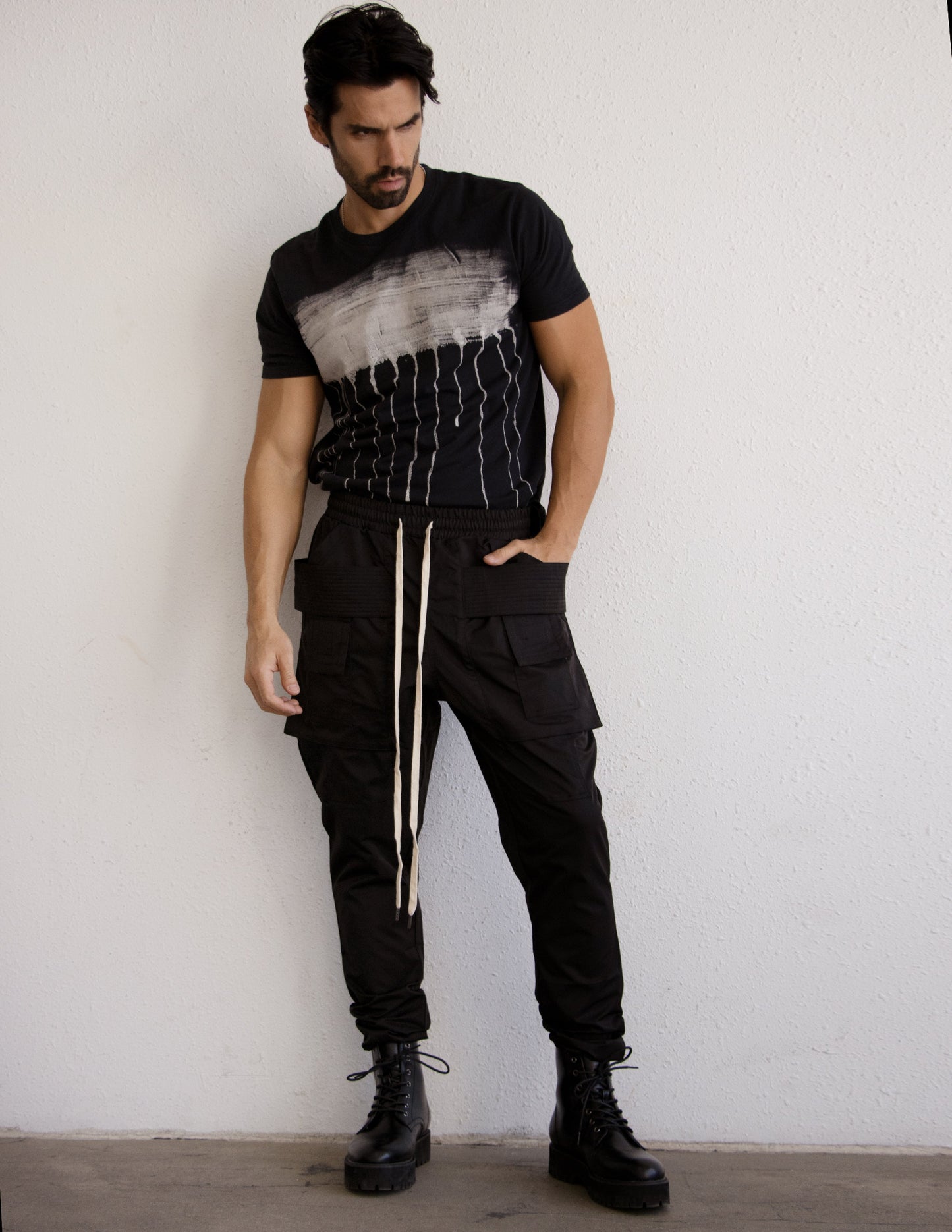 Black men vegan pant