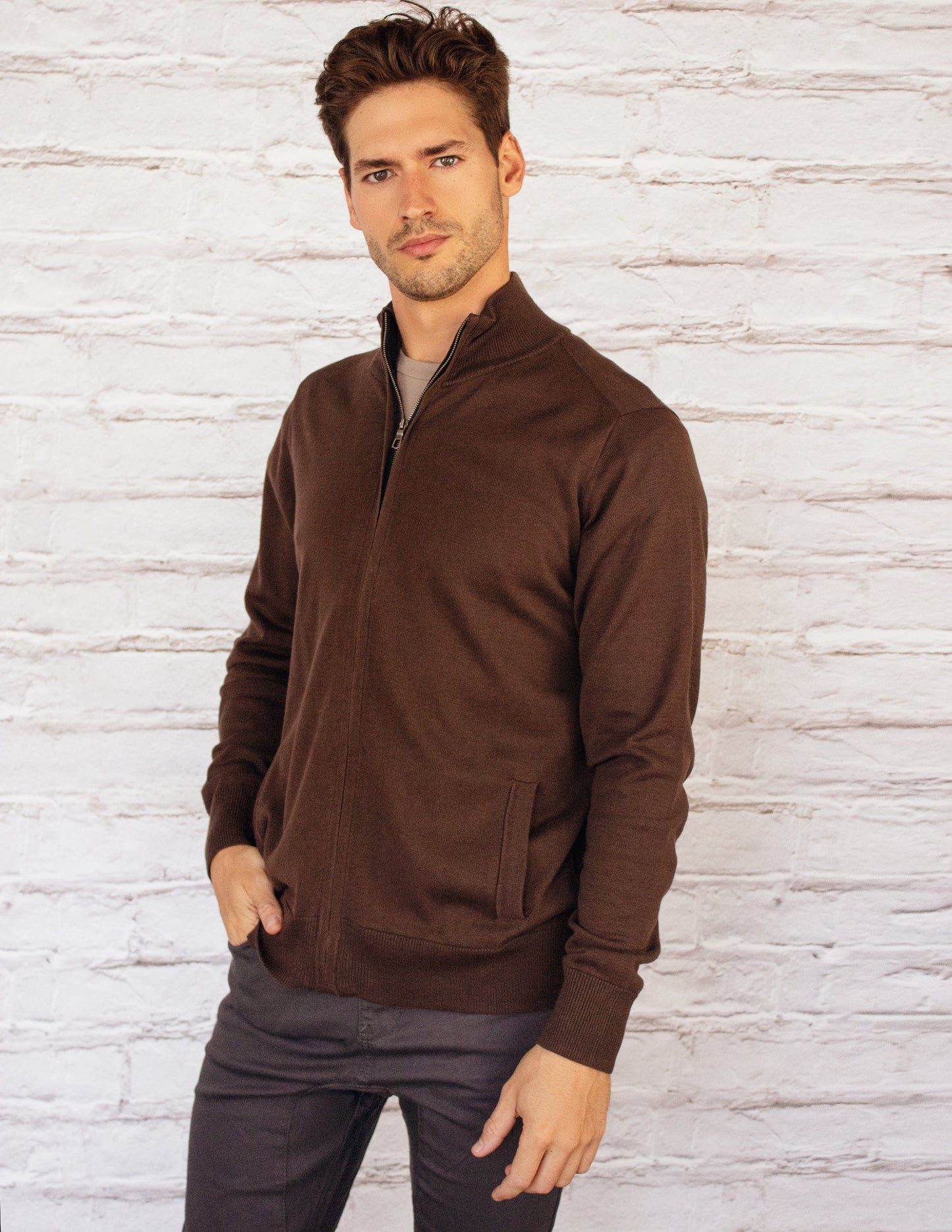 Brown Jacket Vegan men