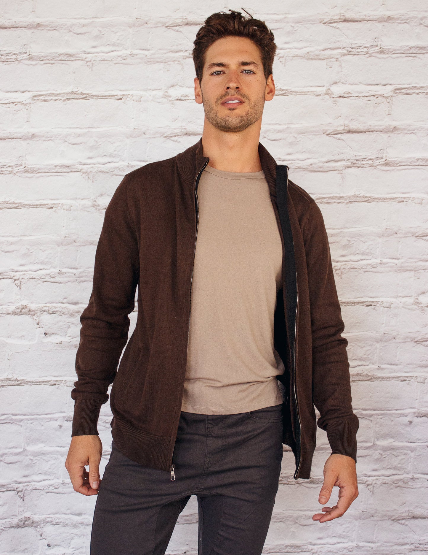 Brown Jacket Vegan men