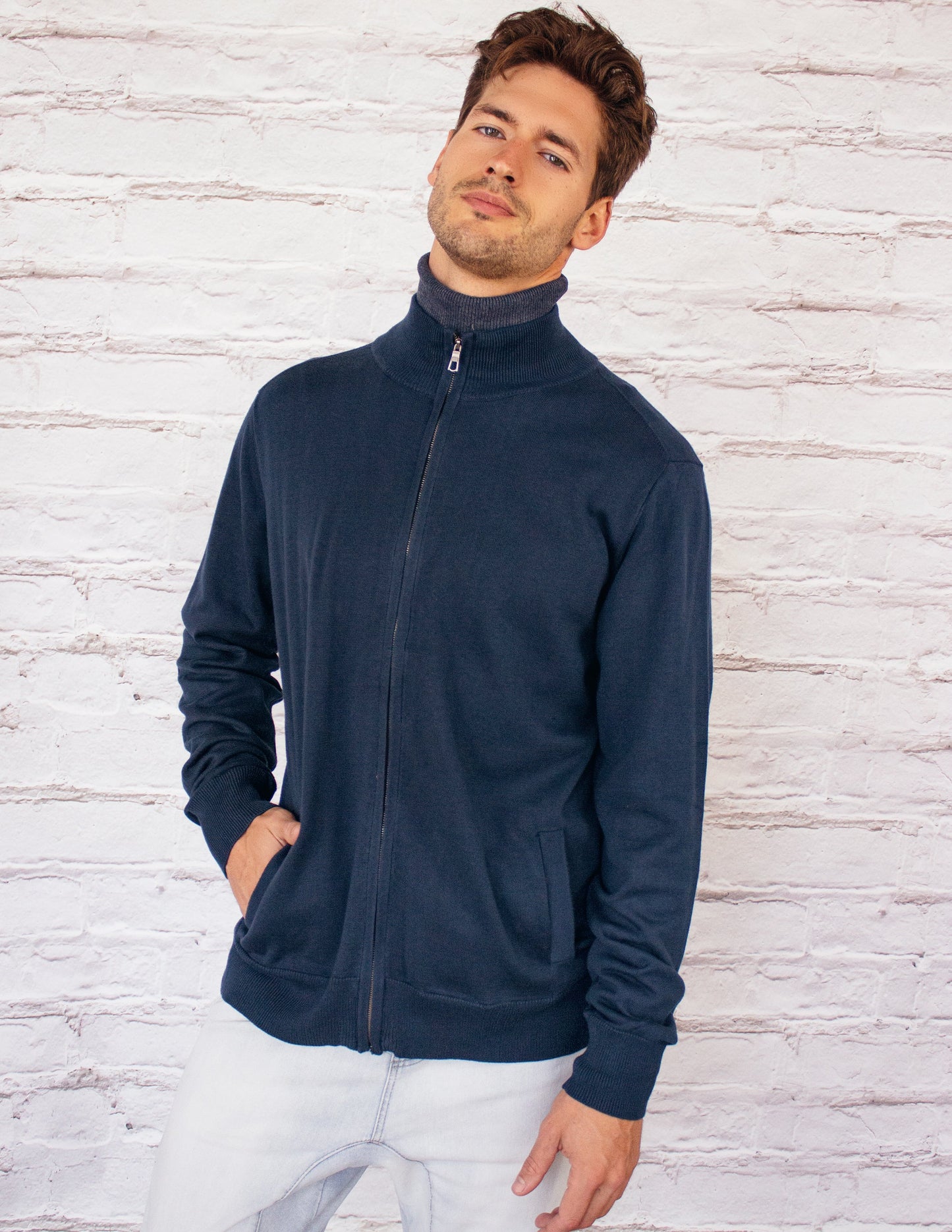 Blue Jacket Vegan men