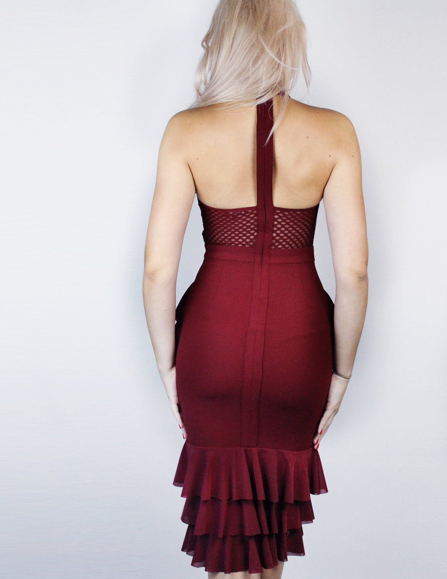 Vegan red dress