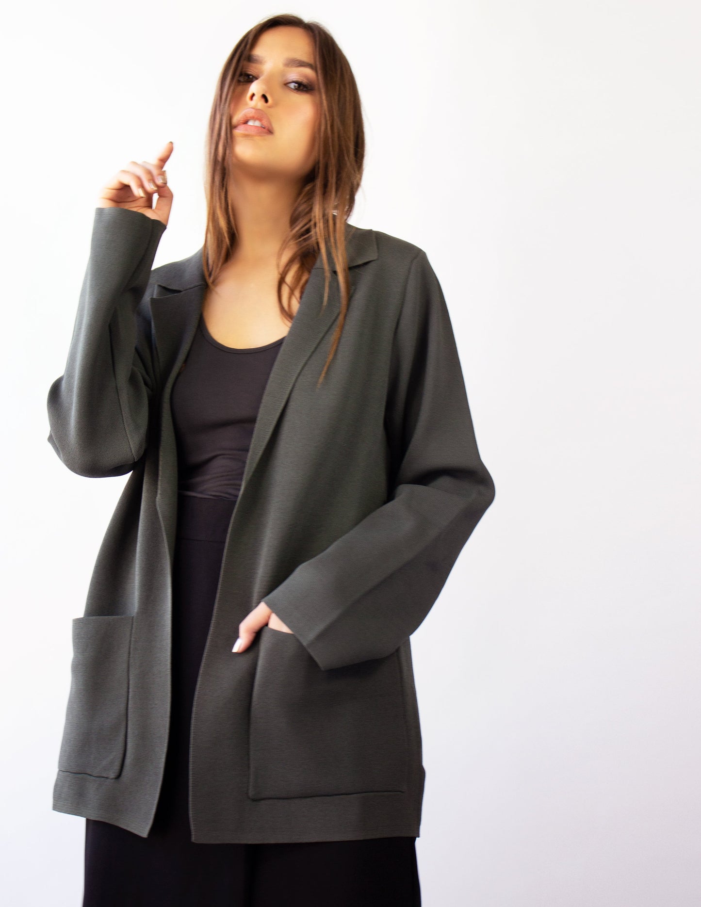 Vegan Grey Jacket