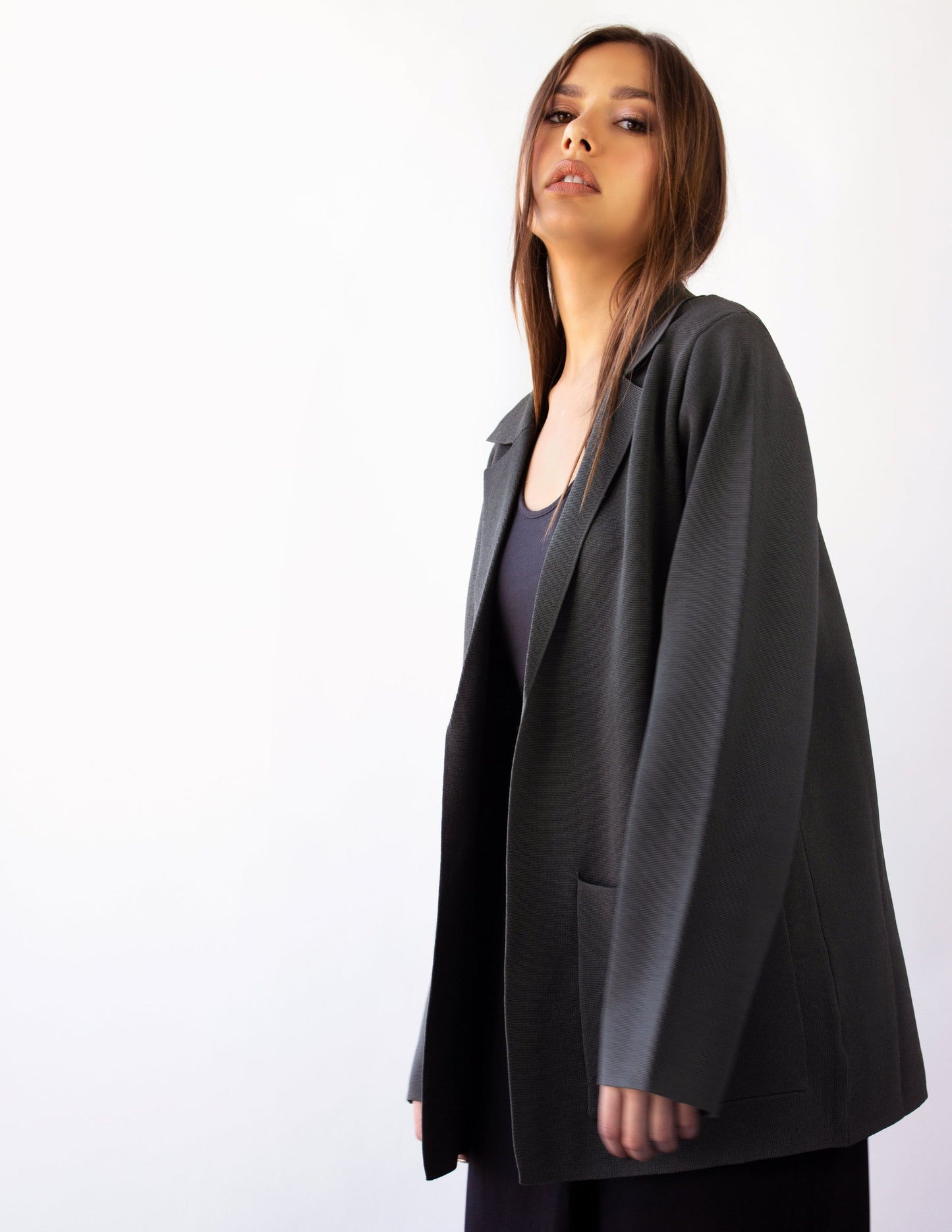 Vegan Grey Jacket