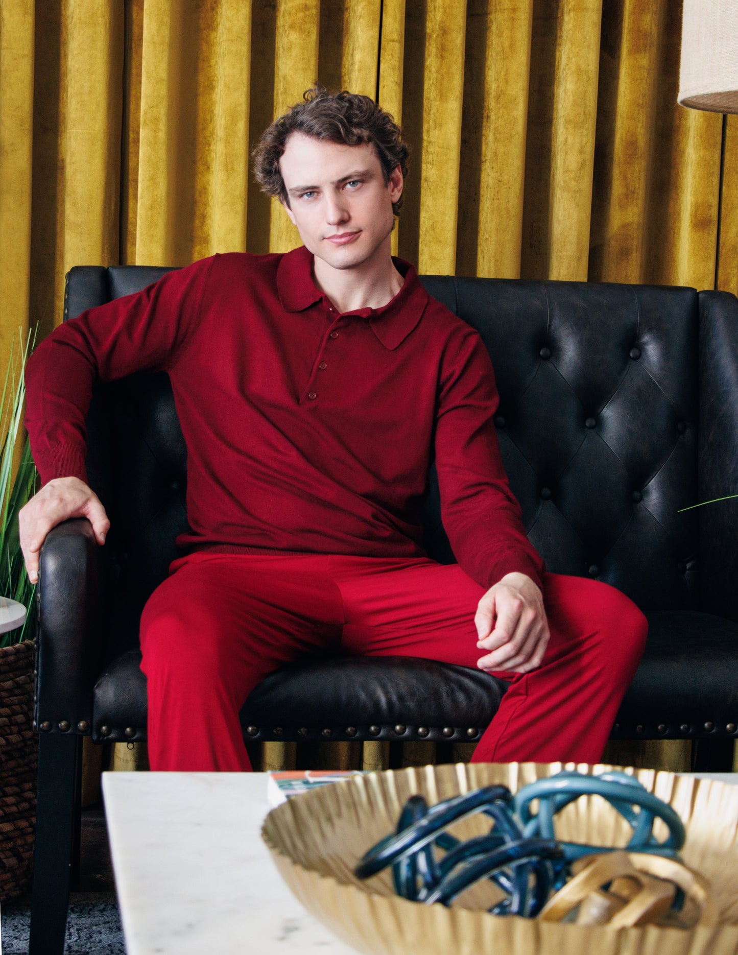 red bordeau shirt men vegan