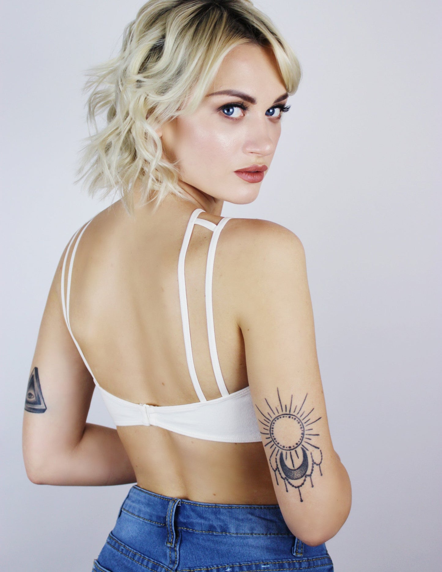 women vegan bralette white