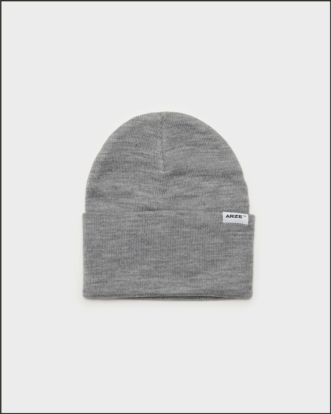 GREY WOOLLY BEANIE