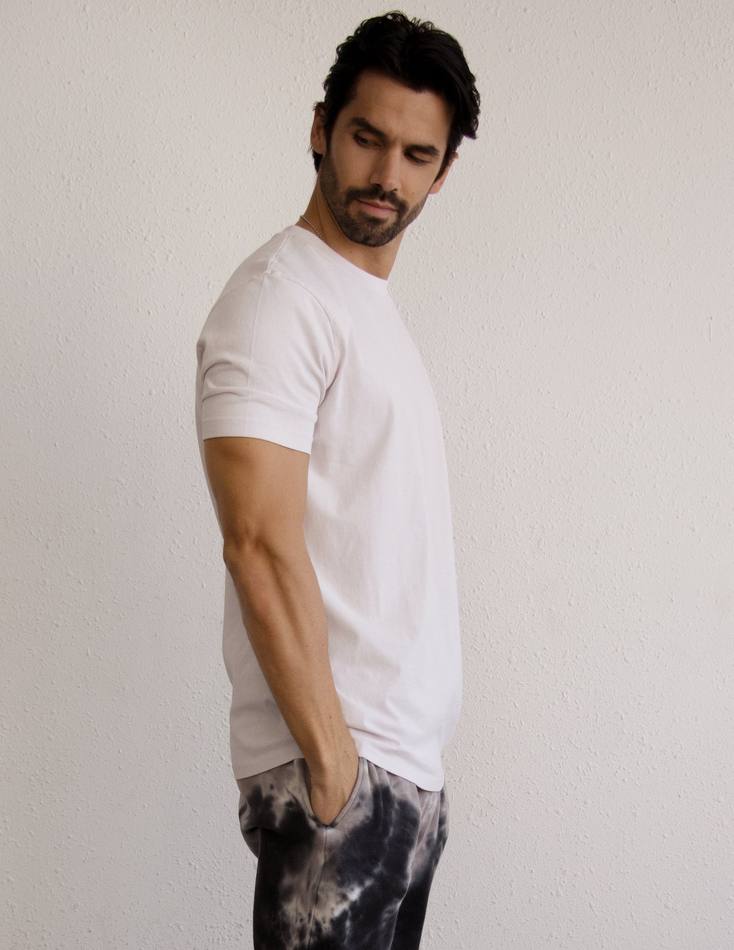 Men White shirt vegan