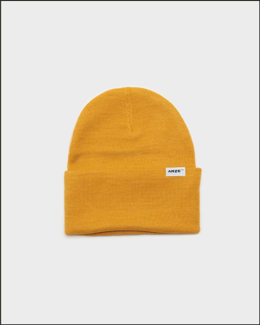 MUSTARD WOOLLY BEANIE
