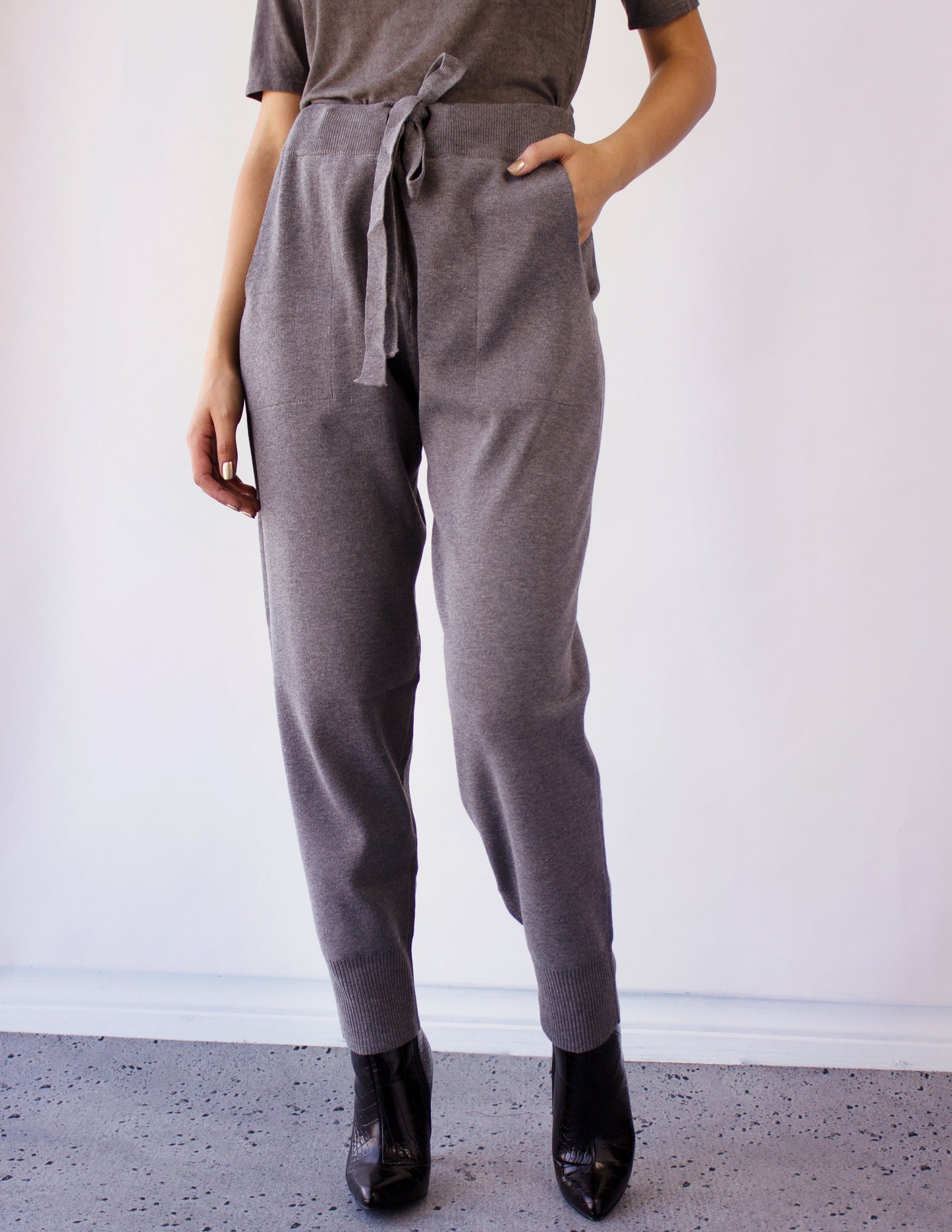 grey jogger pant vegan