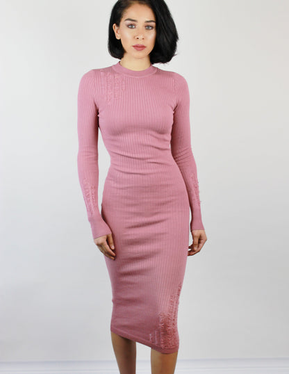 pink vegan dress