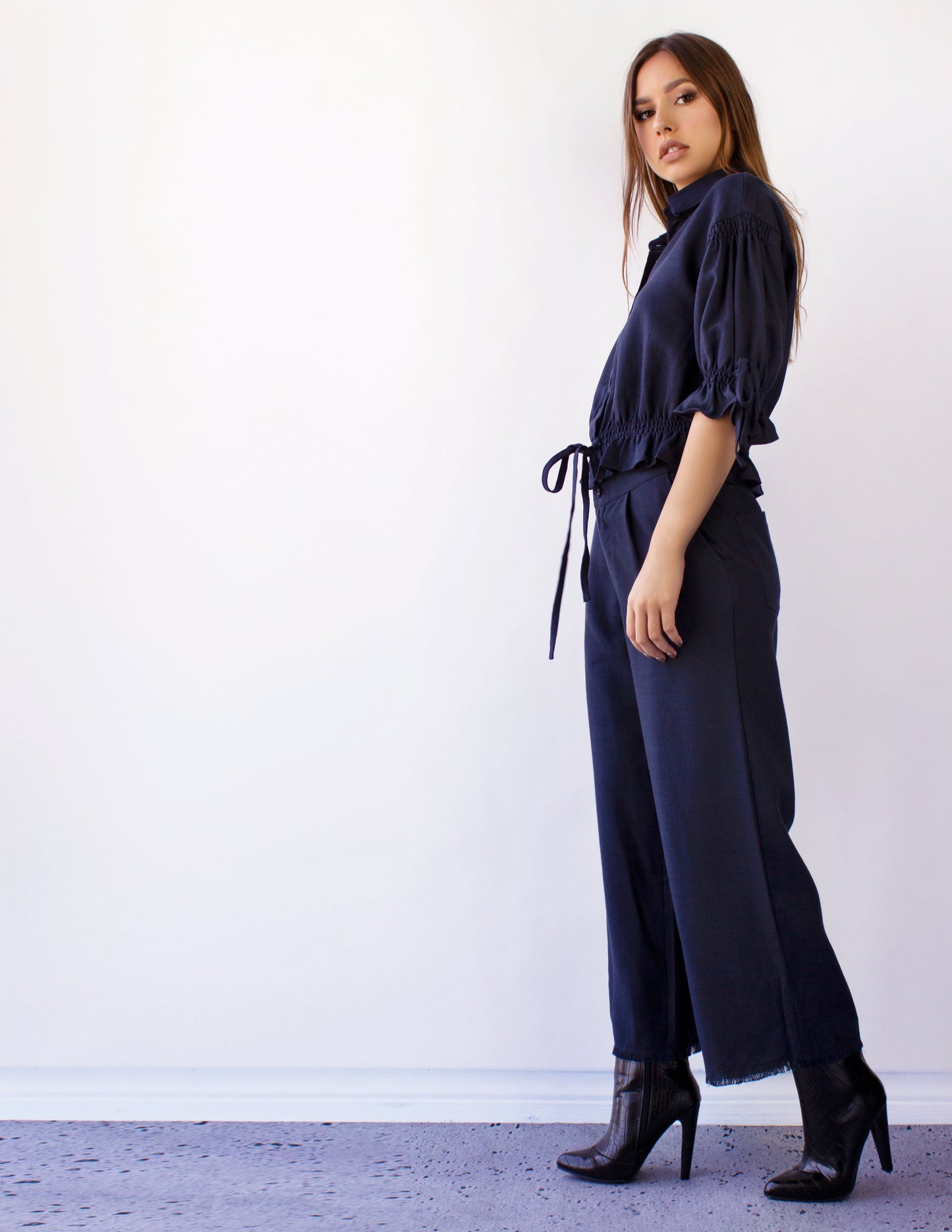 Blue district women Pant tencel