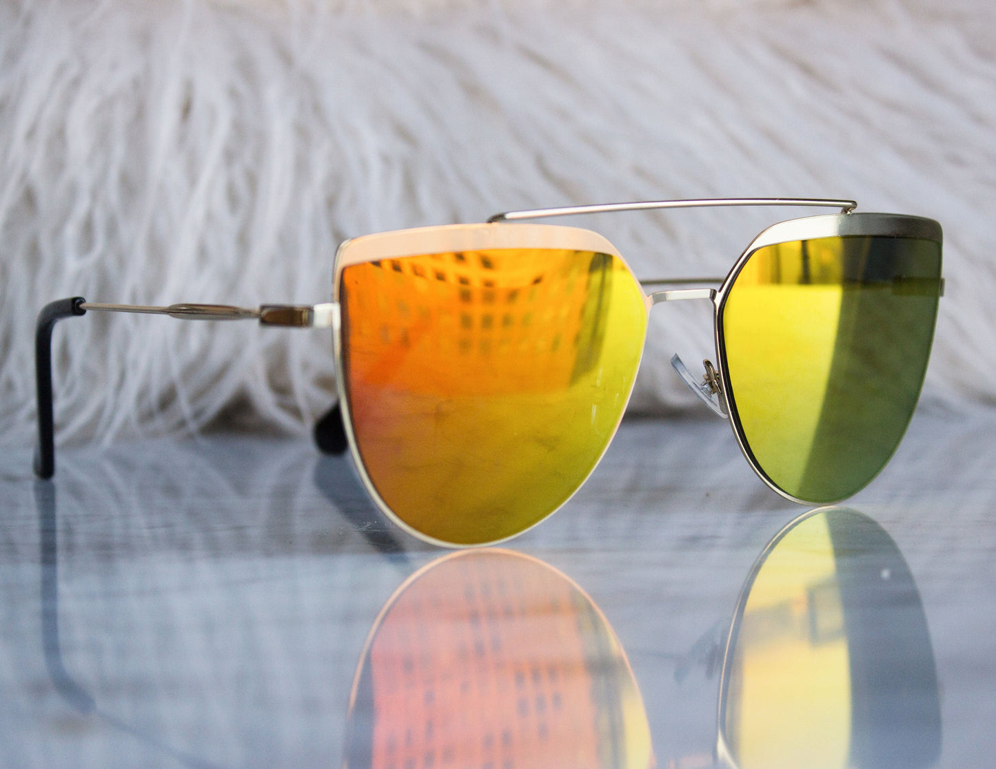 yellow gold sun glass