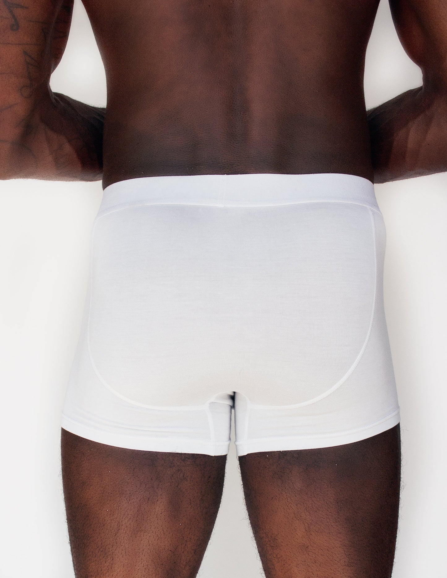 vegan boxer white
