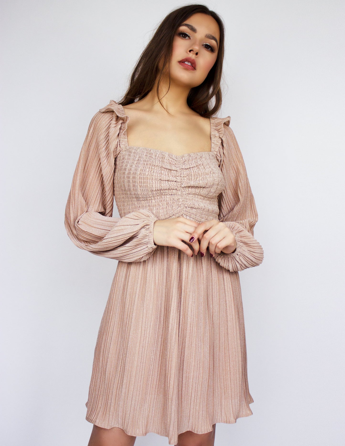 Pink Dress Vegan Fashion