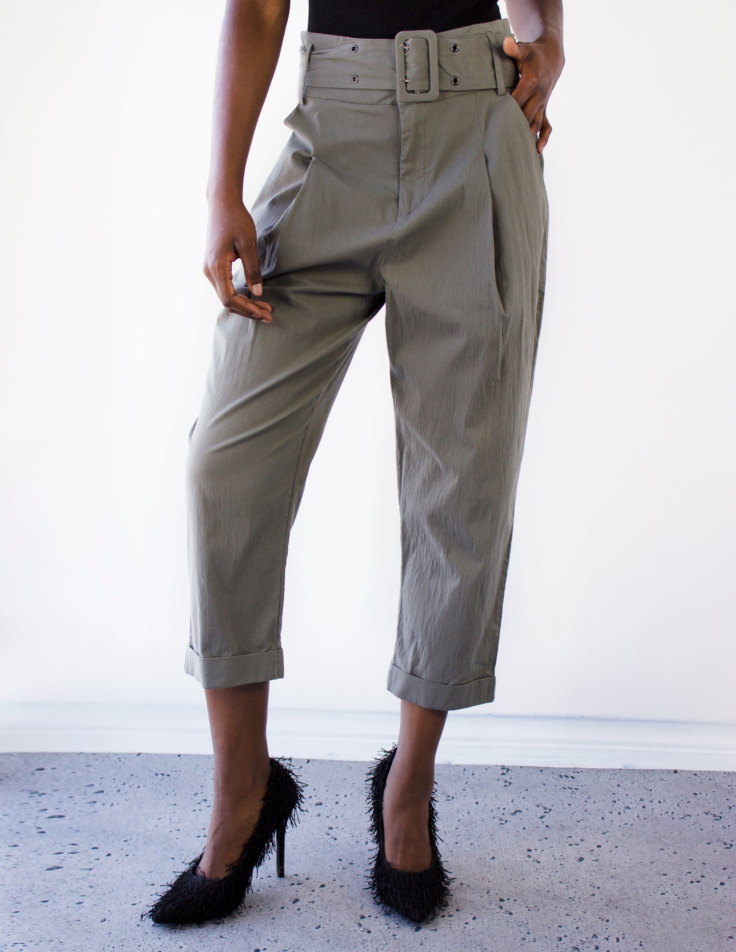 Vegan Grey Pants Women