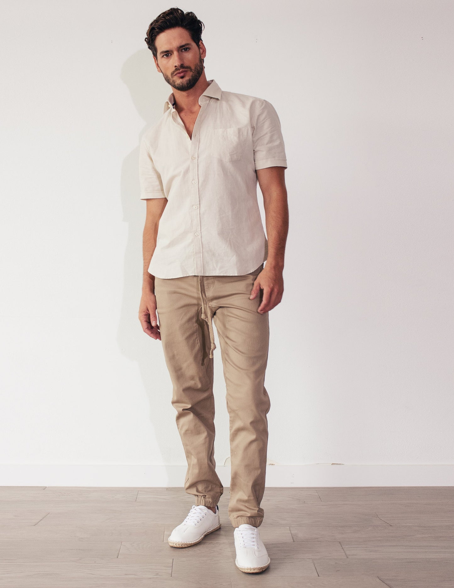 men shirt white vegan