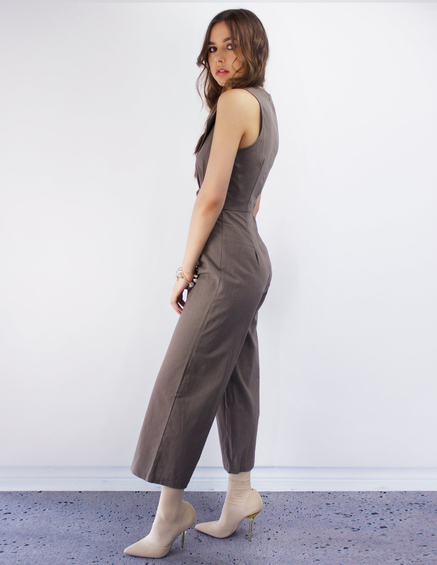 Jumpsuit olive vegan