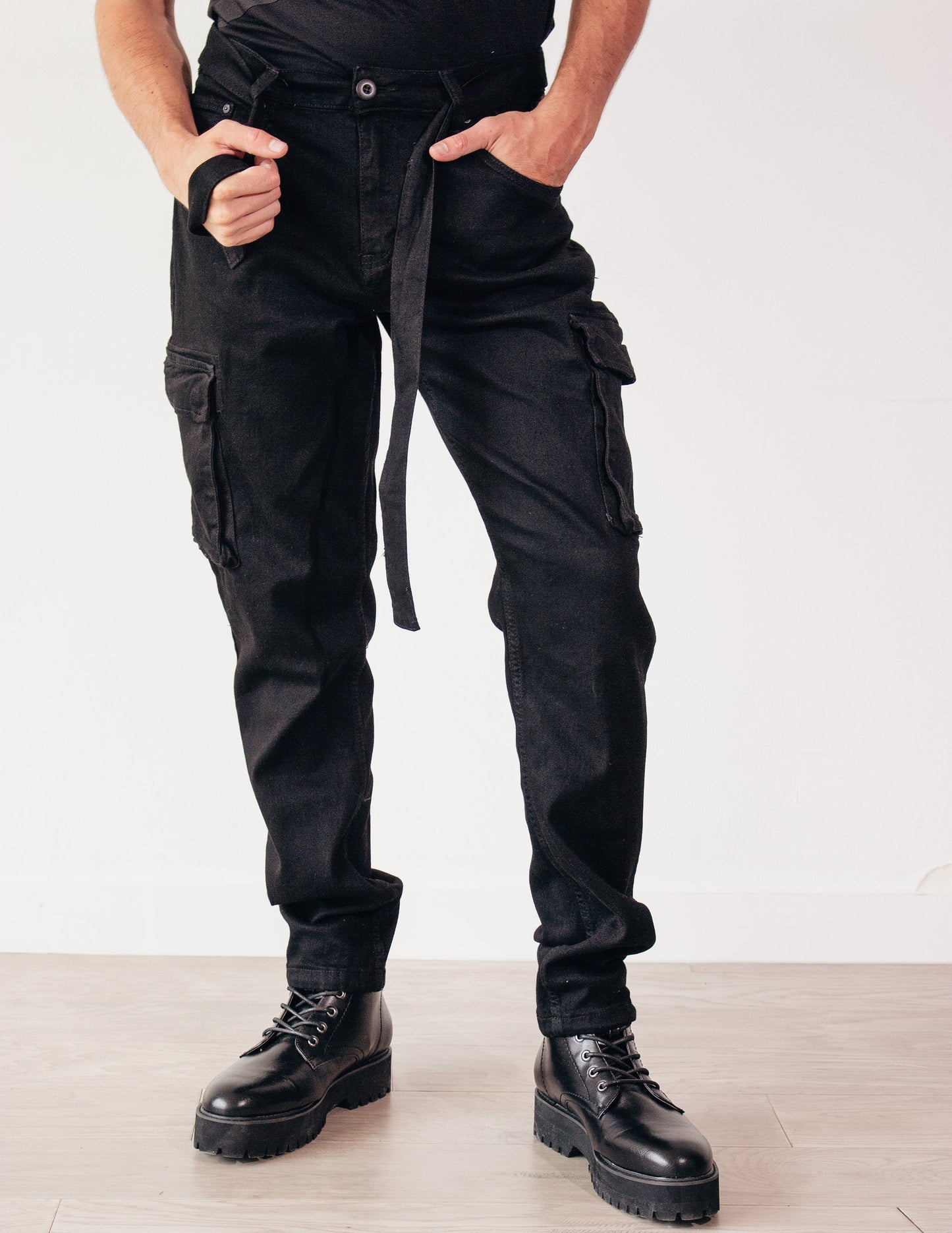 Black vegan jean