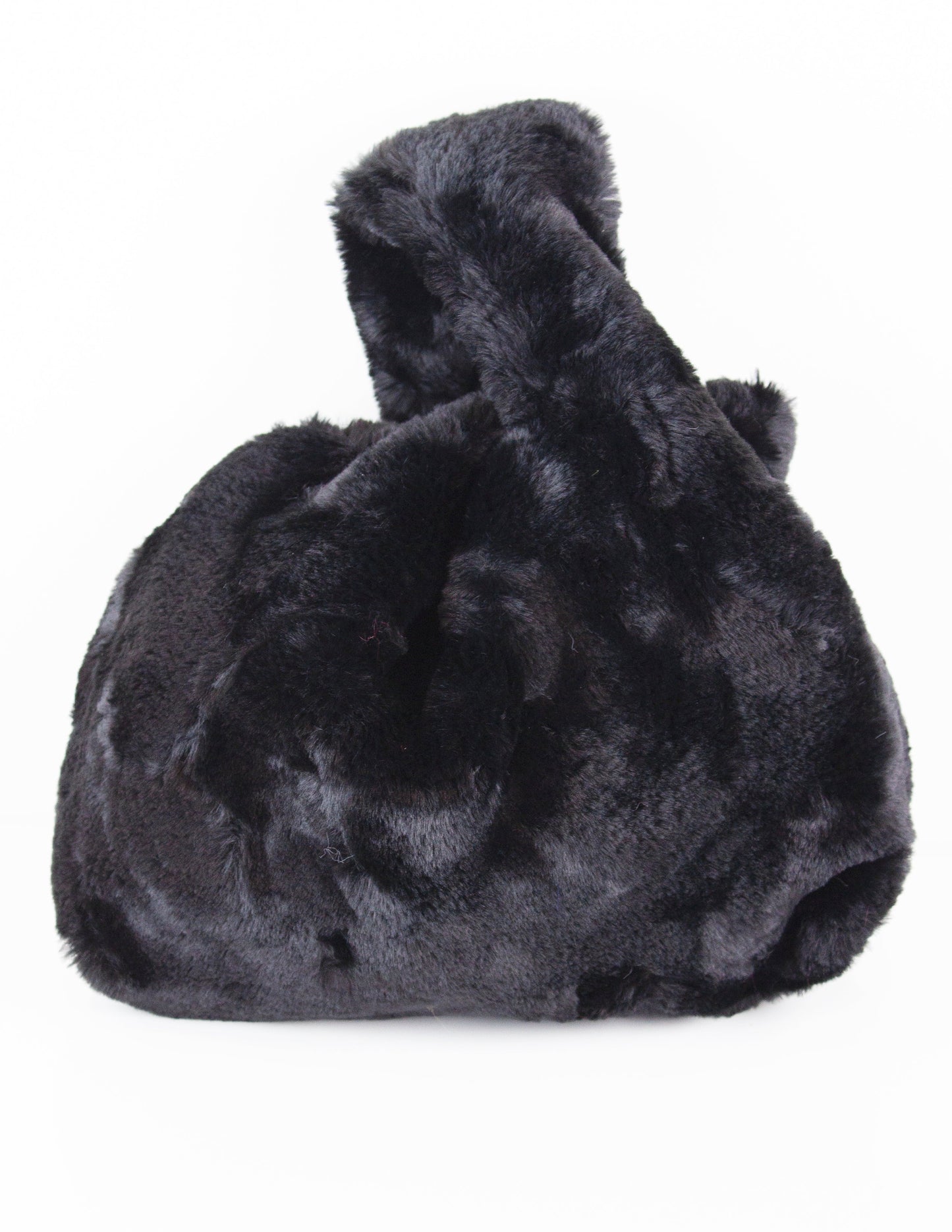 faux fur handbag