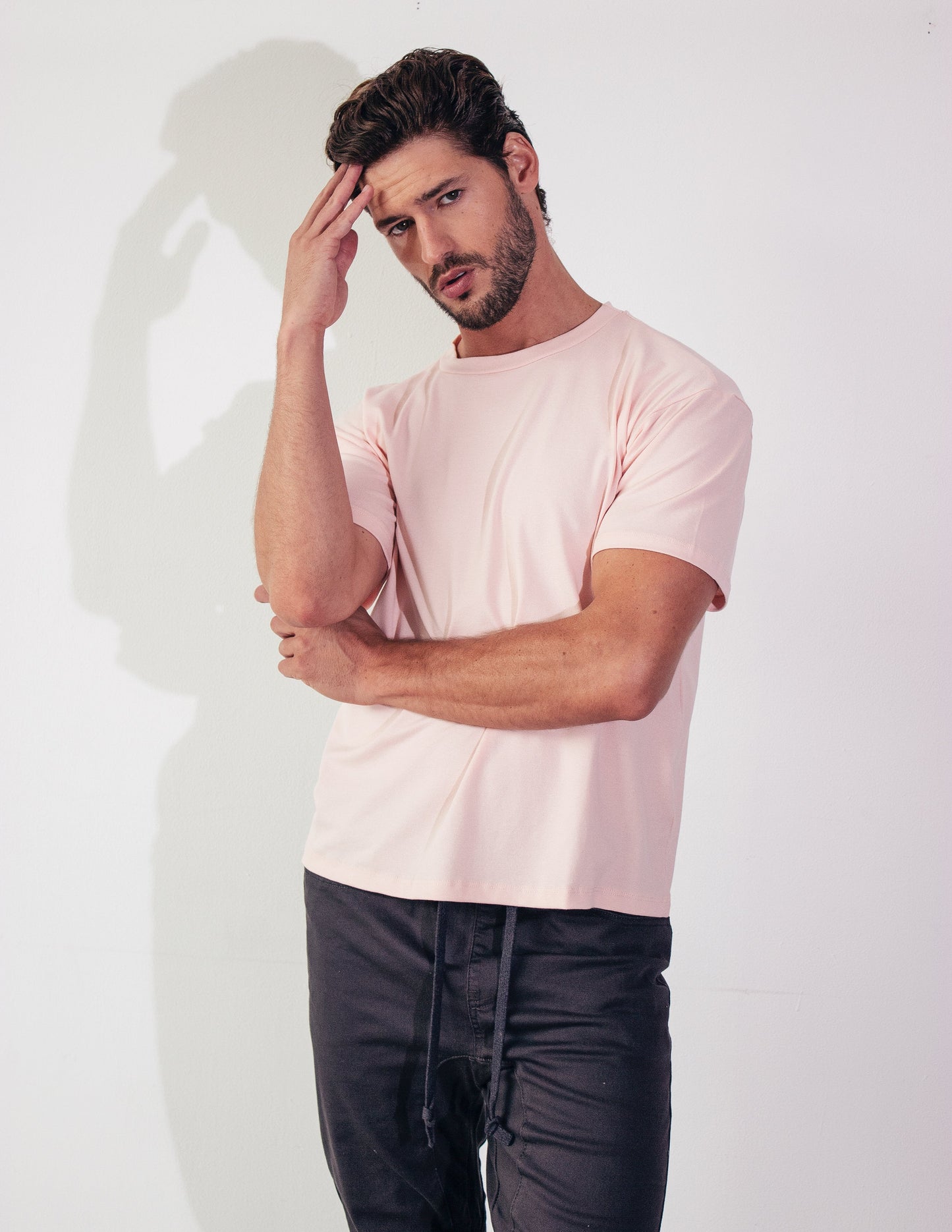 pink tee shirt men vegan