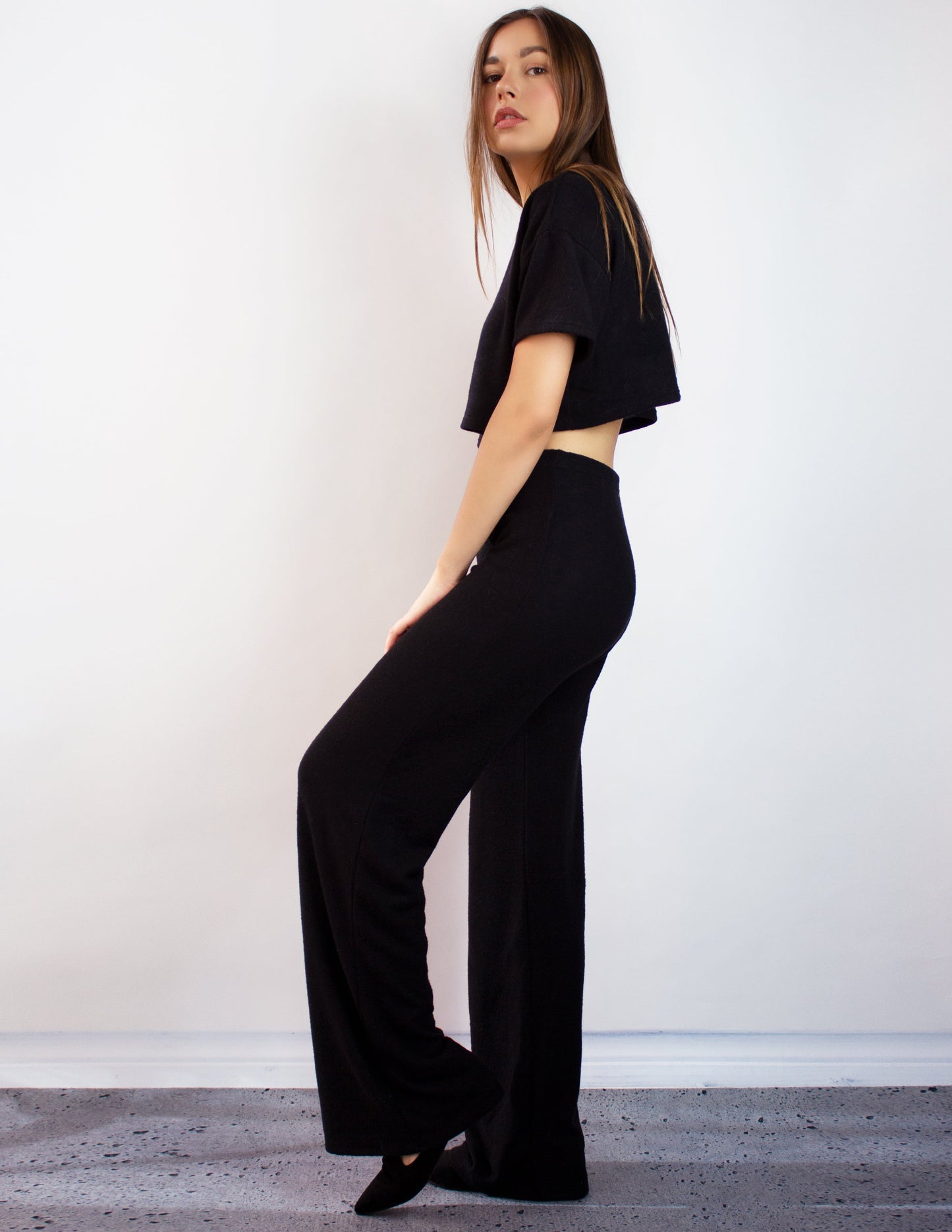 bamboo set black vegan