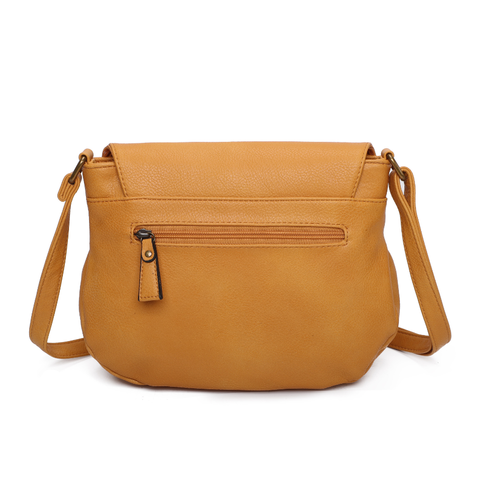 Sac vegane besace Arsayo Jaune moutarde