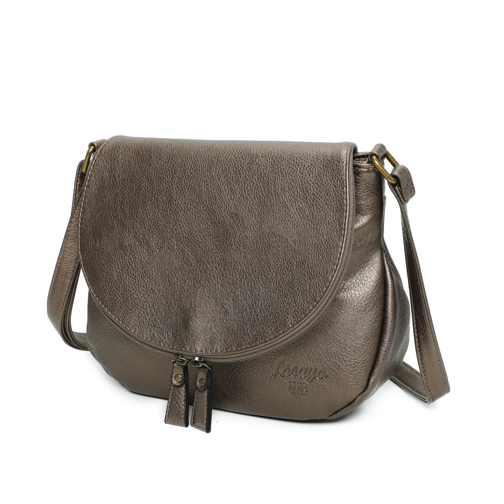 Sac vegane besace Arsayo bronze
