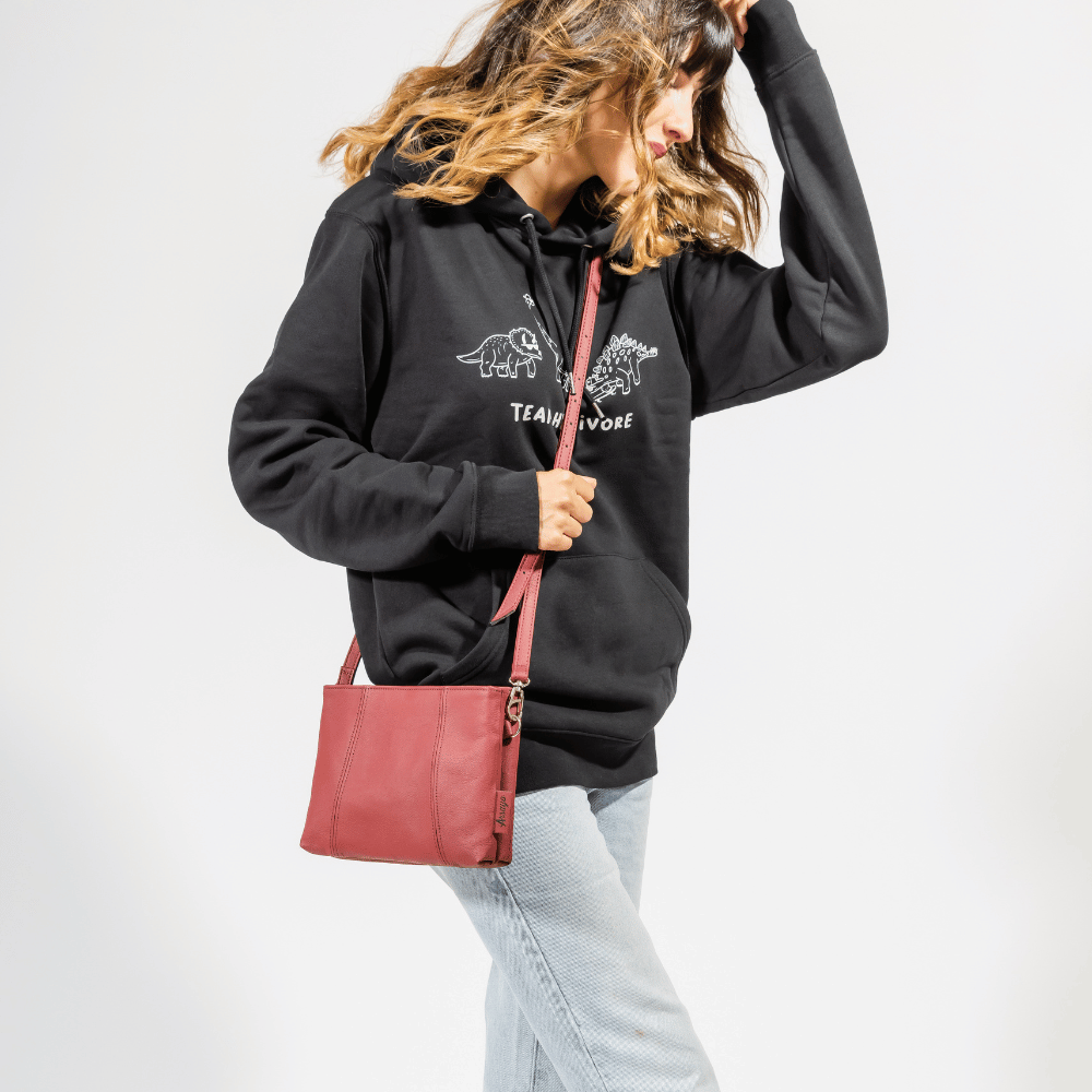 shoulder bag APPLESKIN VEGANE ROUGE chloe tesla