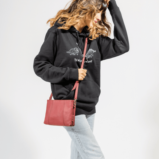 shoulder bag APPLESKIN VEGANE ROUGE chloe tesla