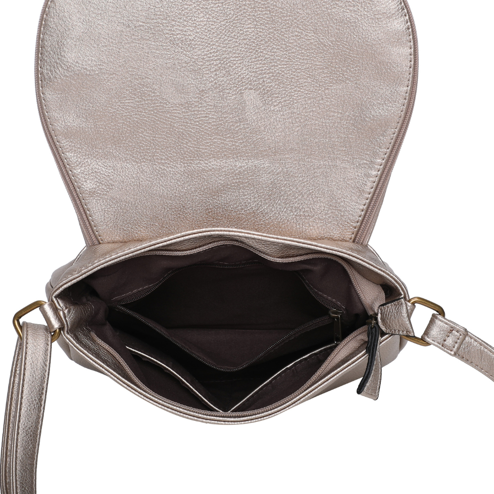 Sac vegane besace Arsayo champagne