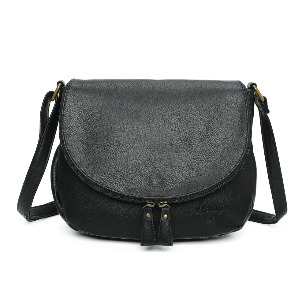 Sac vegane besace Arsayo noir