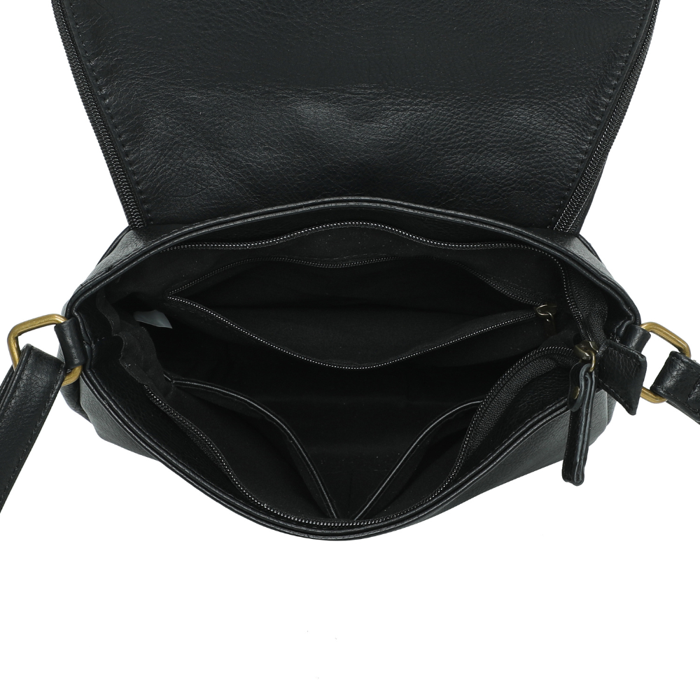 Sac vegane besace Arsayo noir