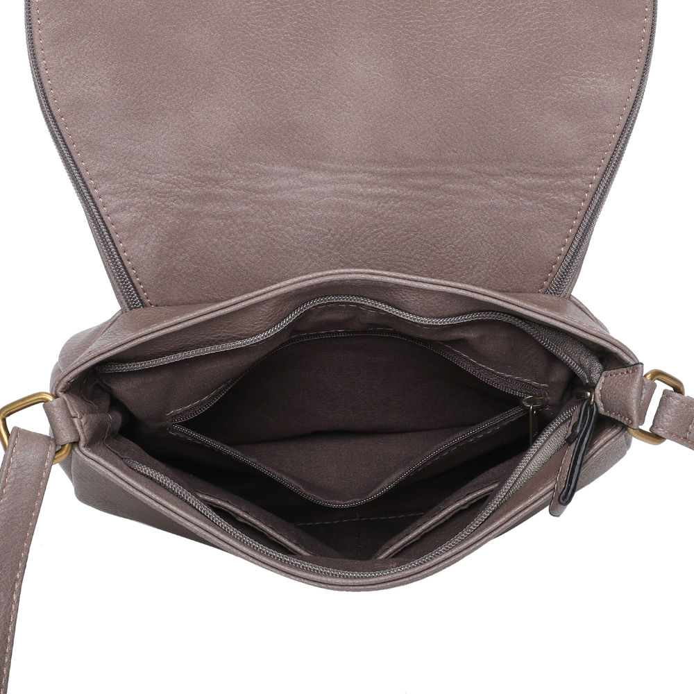 Sac vegane besace Arsayo taupe