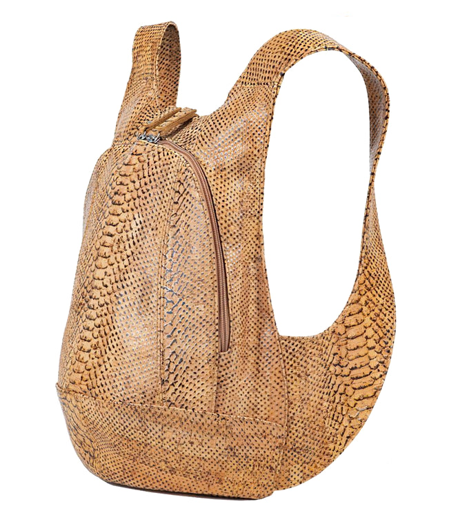 snake skin cork Arsayo backpack