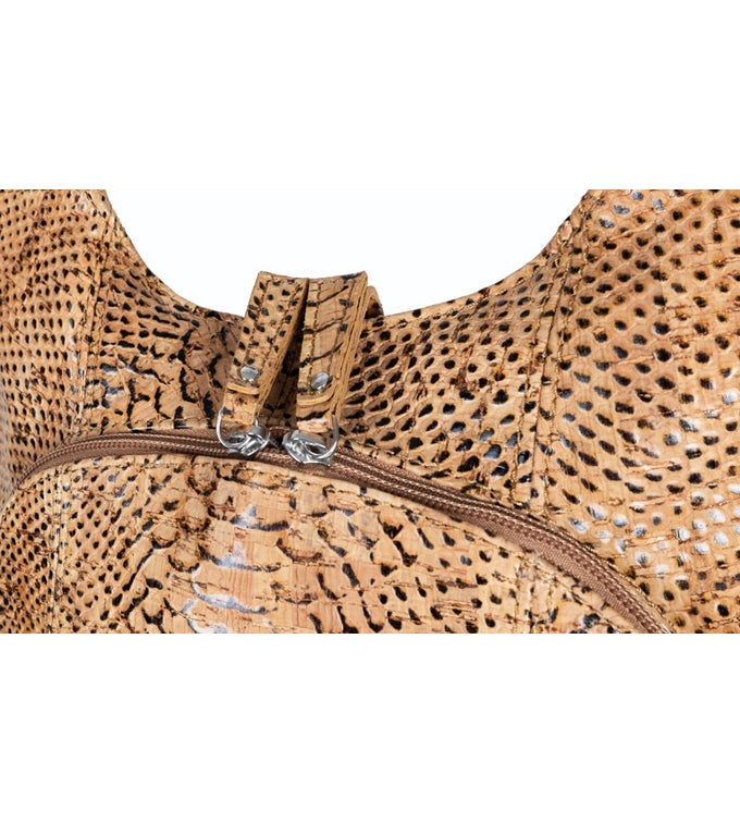 snake skin cork Arsayo backpack