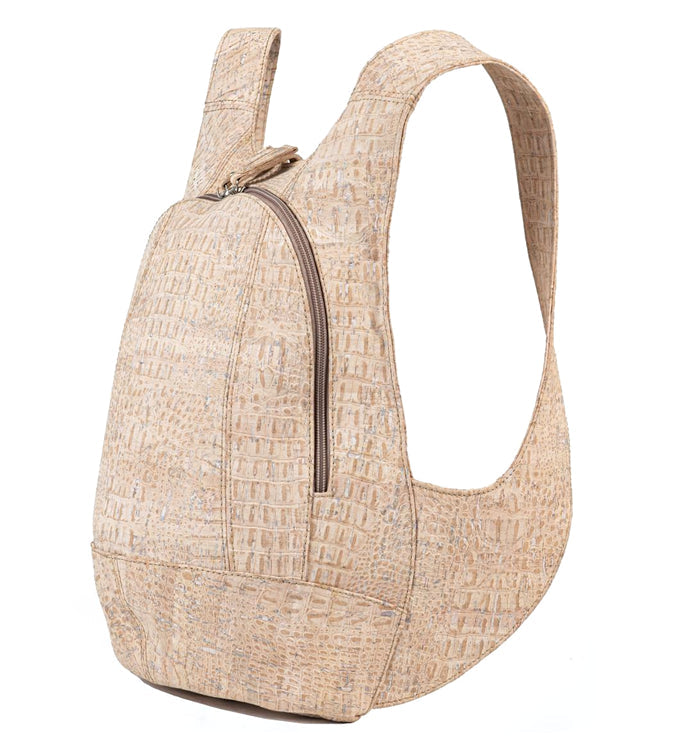 crocodile skin cork Arsayo backpack