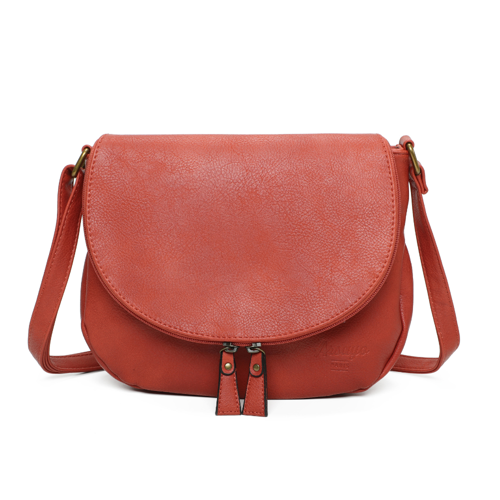 Sac vegane besace Arsayo rouille