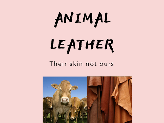 ANIMAL LEATHER: THEIR SKIN, NOT OURS!