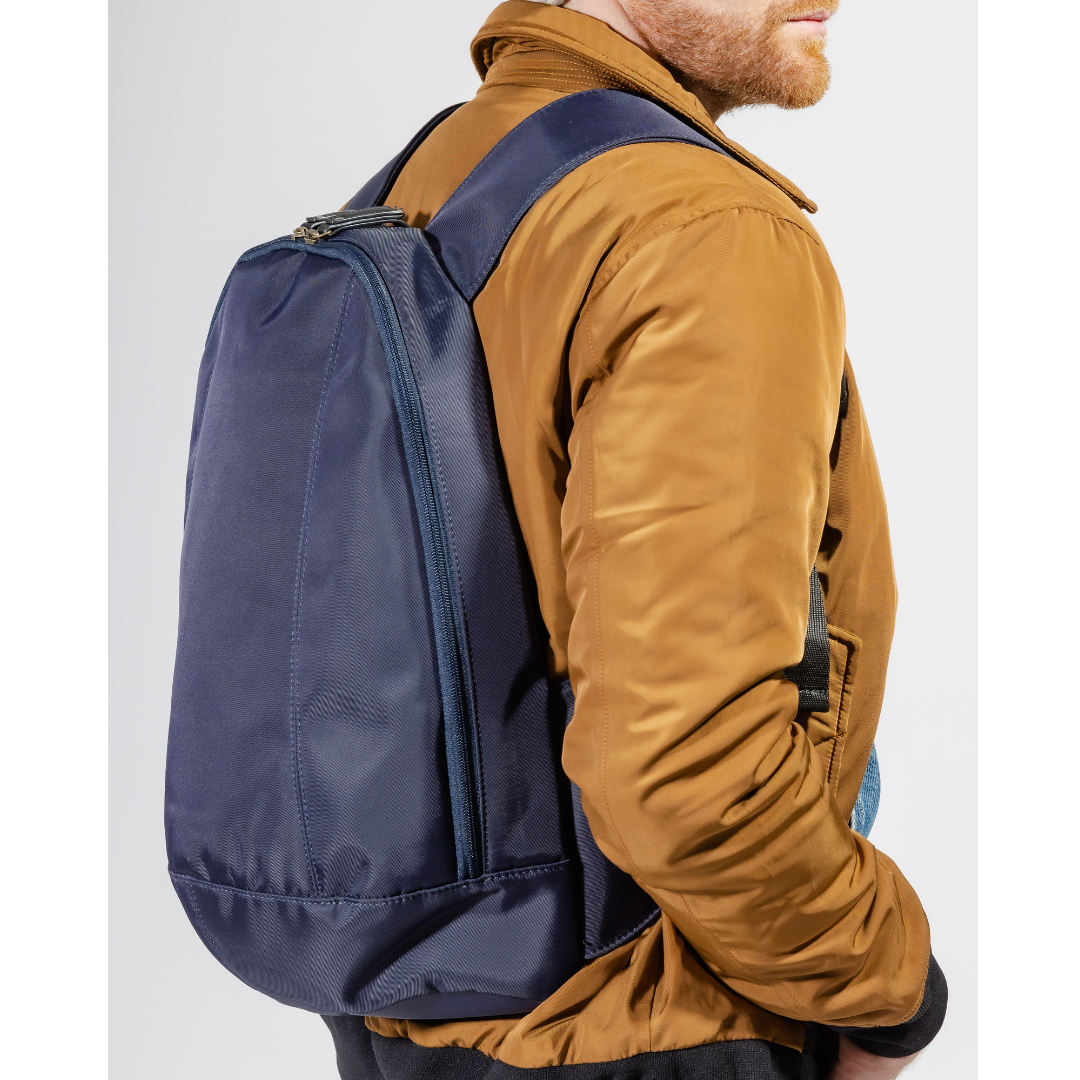 Navy Blue Nomade Arsayo secure backpack