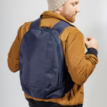 Navy Blue Nomade Arsayo secure backpack