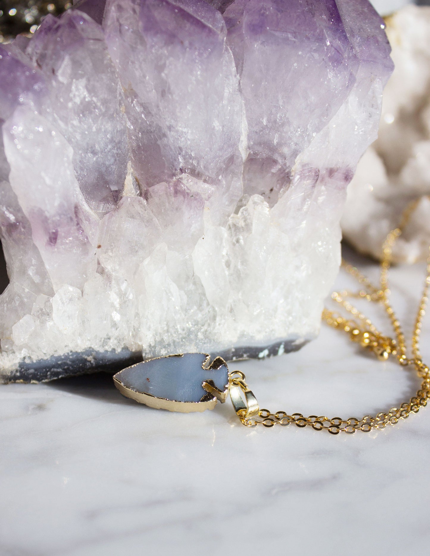 agate quartz vegan jewelry