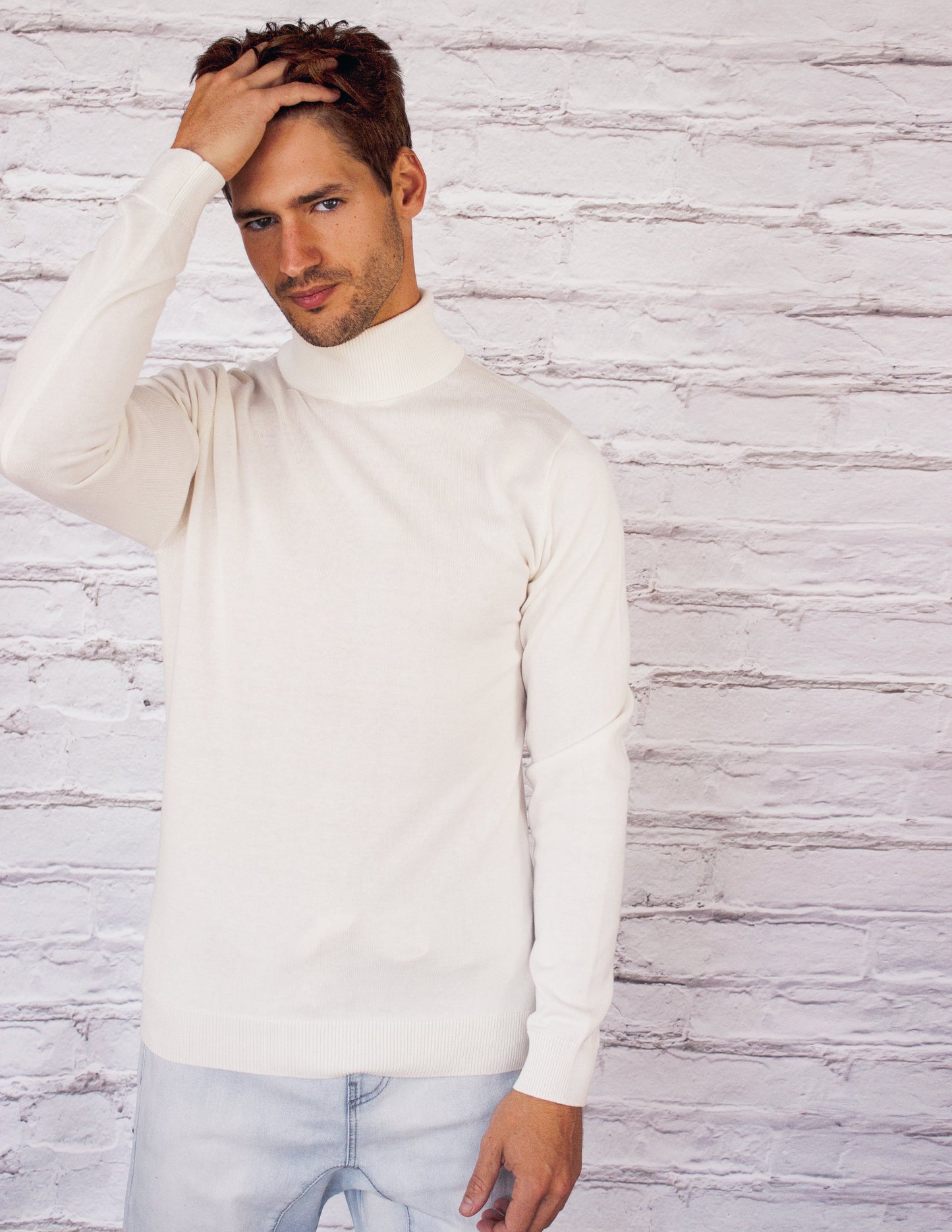 sweater long sleeves white soy