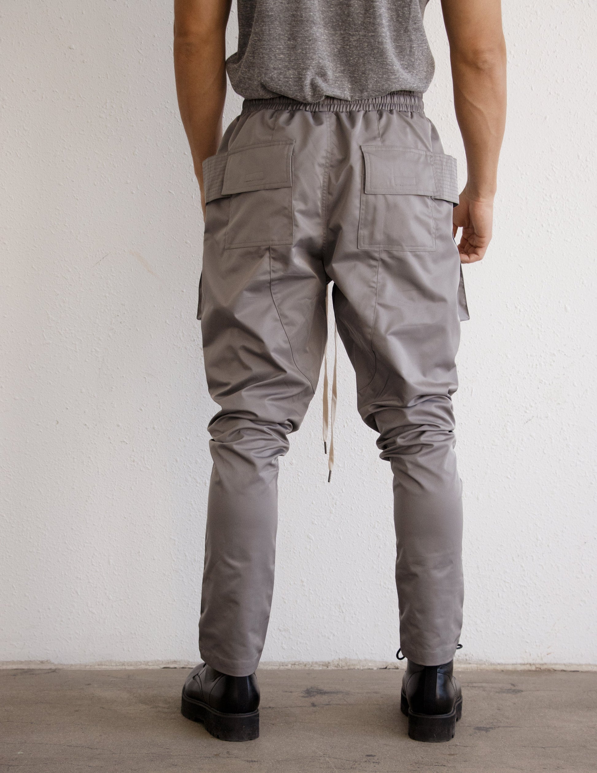 Silver Grey men vegan pants